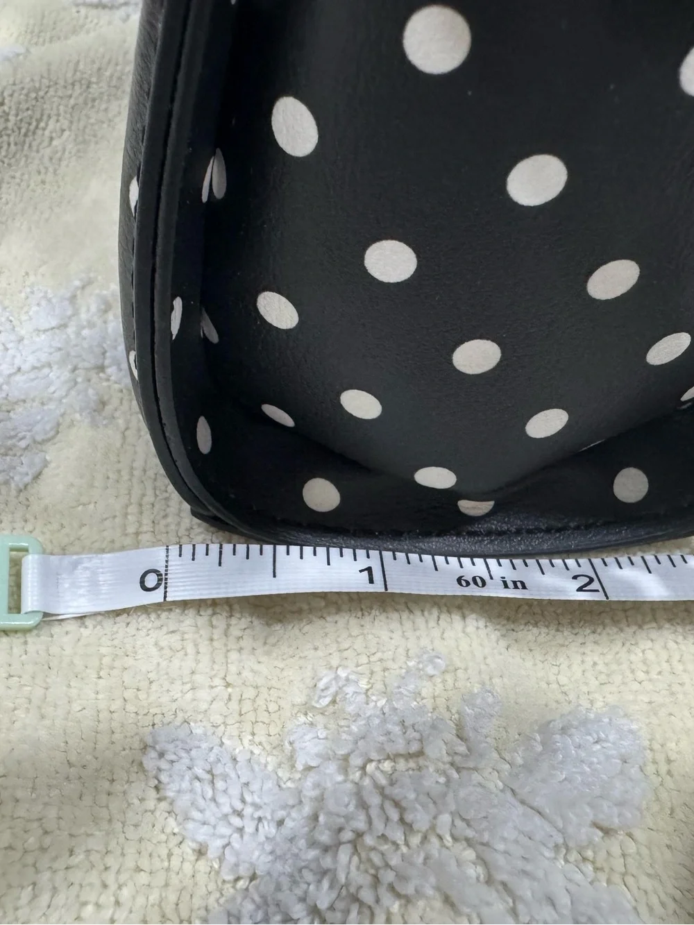 Madden Girl Black & White Polka Dot Crossbody Bag—NWT